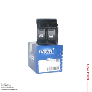 کلید شیشه بالابر دو پل اتو (نور سفید) پژو 405 SLX، پژو پارس - کروز (Crouse)
