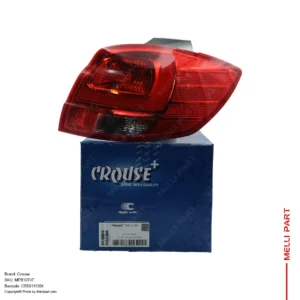 چراغ خطر عقب راست (سرنشین) روی بدنه ترکیب قرمز، سفید کوییک اس S212 - کروز (Crouse) CR50111304