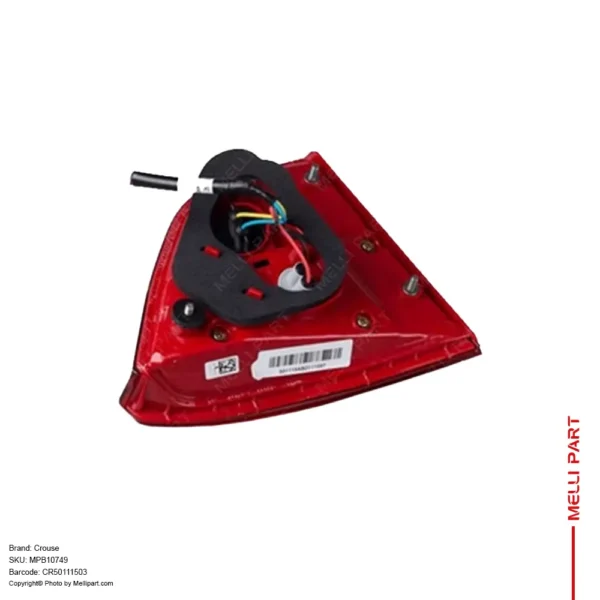 چراغ خطر عقب راست (سرنشین) روی صندوق ترکیب قرمز، سفید کوییک اس S212 کد CR50111503 - کروز (Crouse)