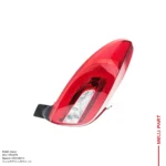 چراغ خطر عقب راست (سرنشین) ترکیب قرمز، سفید پژو 207 کد CR50150101 - کروز (Crouse)