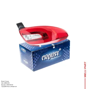چراغ خطر عقب راست (سرنشین) ترکیب قرمز، سفید پژو 207 کد CR50150101 - کروز (Crouse)