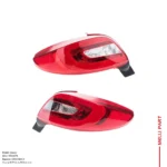 چراغ خطر عقب راست (سرنشین) ترکیب قرمز، سفید پژو 207 کد CR50150101 - کروز (Crouse)