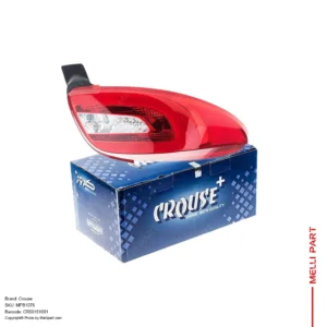 چراغ خطر عقب راست (سرنشین) ترکیب قرمز، سفید پژو 207 کد CR50151001 - کروز (Crouse)